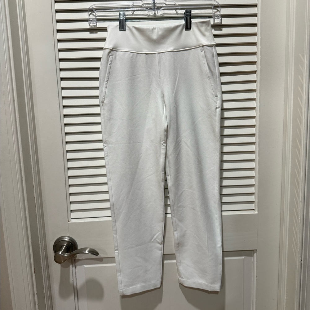 Girls White Puma Golf Pants - New Size M